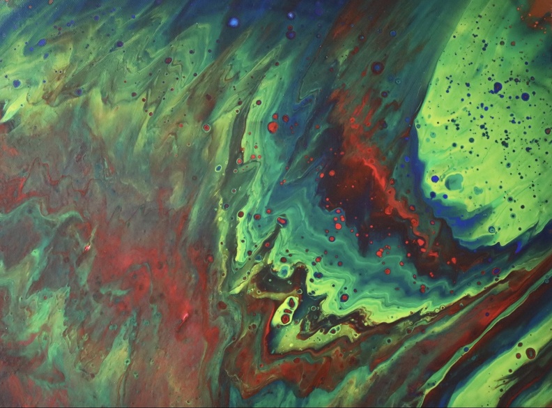 Eruption der Natur