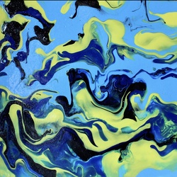 Pouring Technik 30x25