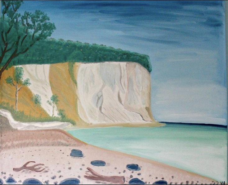 Kreidefelsen auf der Insel Rügen