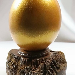 Straußeneier bemalt & naturbelassen