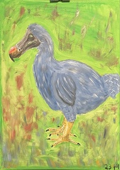 Der überfütterte Dodo in Gefangenschaft