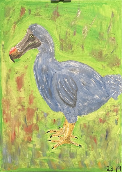 Der überfütterte Dodo in Gefangenschaft