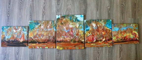 Kaskaden des Feuers