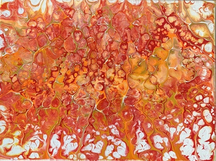 Flammende Adern der Erde