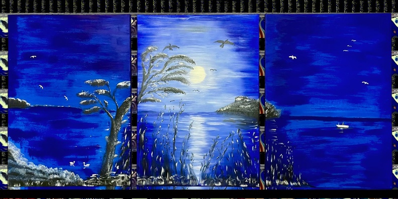 Ewigkeit im Licht der blauen Stunde