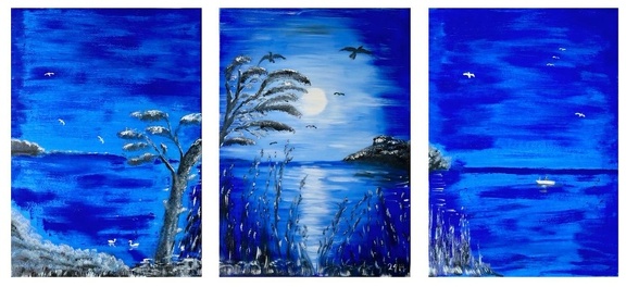 Ewigkeit im Licht der blauen Stunde