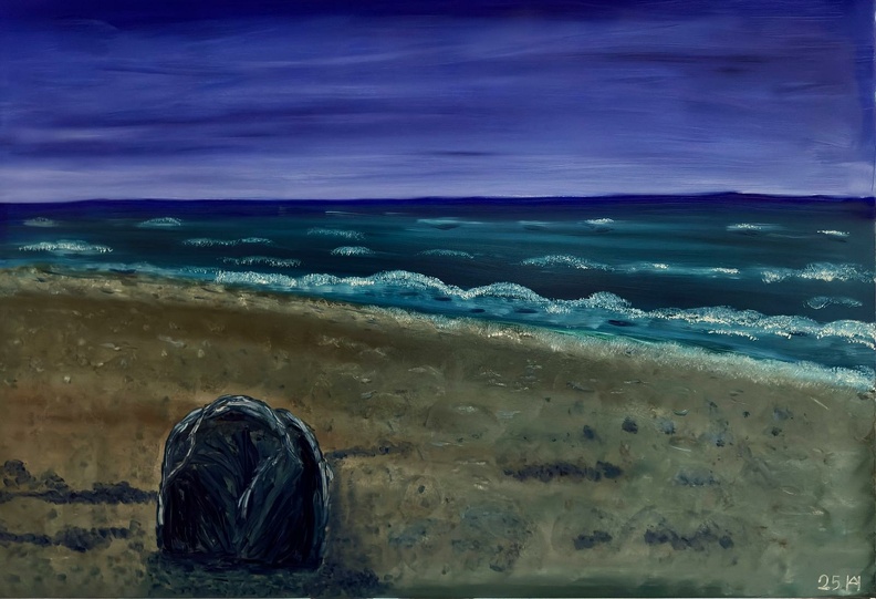 Am Strand von Kühlungsborn zur blauen Stunde