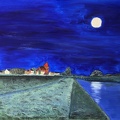 Tribsees an der Trebel zur blauen Stunde