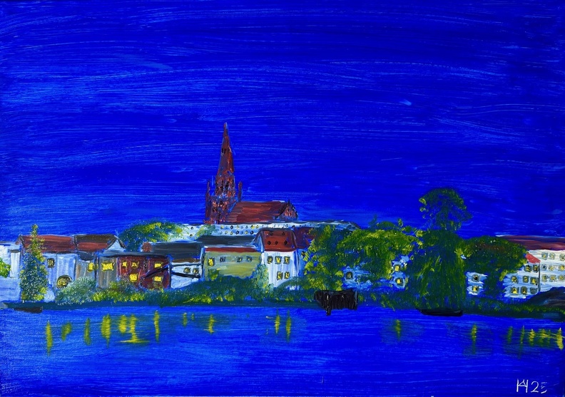 Demmin zur blauen Stunde