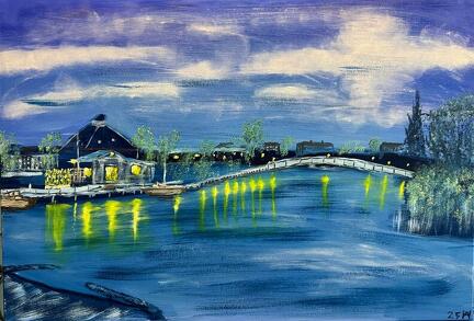 Malchin - Köstereck an der Peene zur blauen Stunde