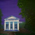Belvedere bei Neubrandenburg zur blauen Stunde