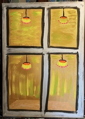 Fenster im Neonlicht 2