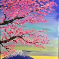 Sakura vor dem Fuji