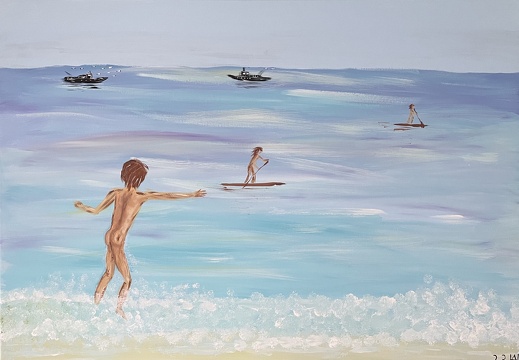 Ein Tag voller Leben am Meer